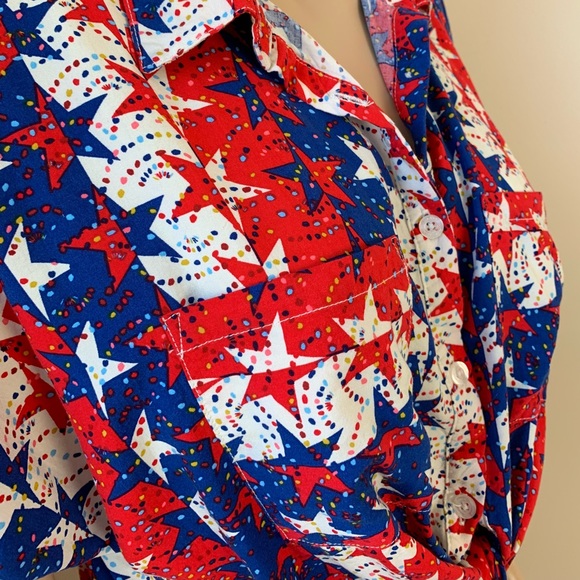 Lularoe Amy Button Up Dolman Top Small - Picture 8 of 8